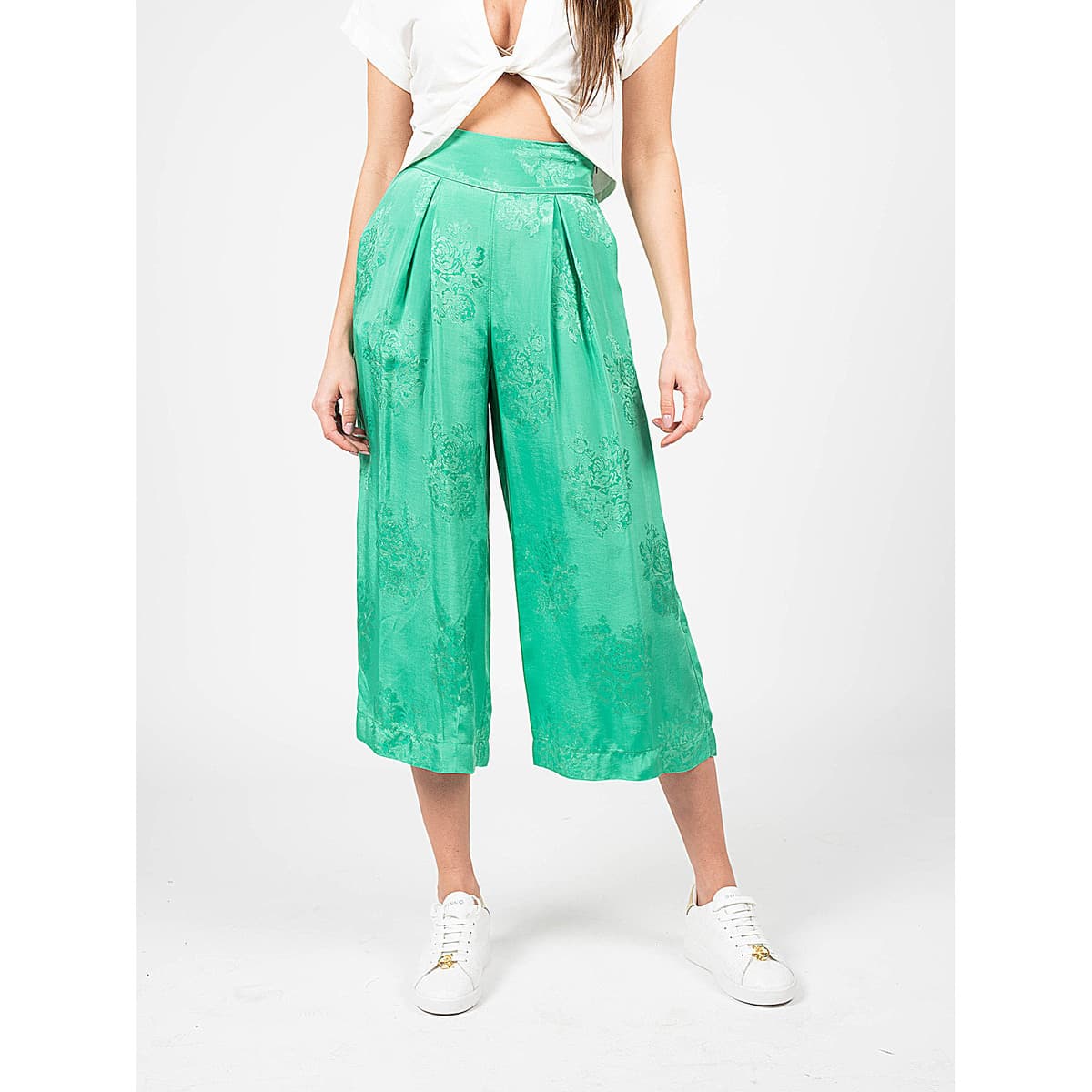 Women's Pants Pinko Green