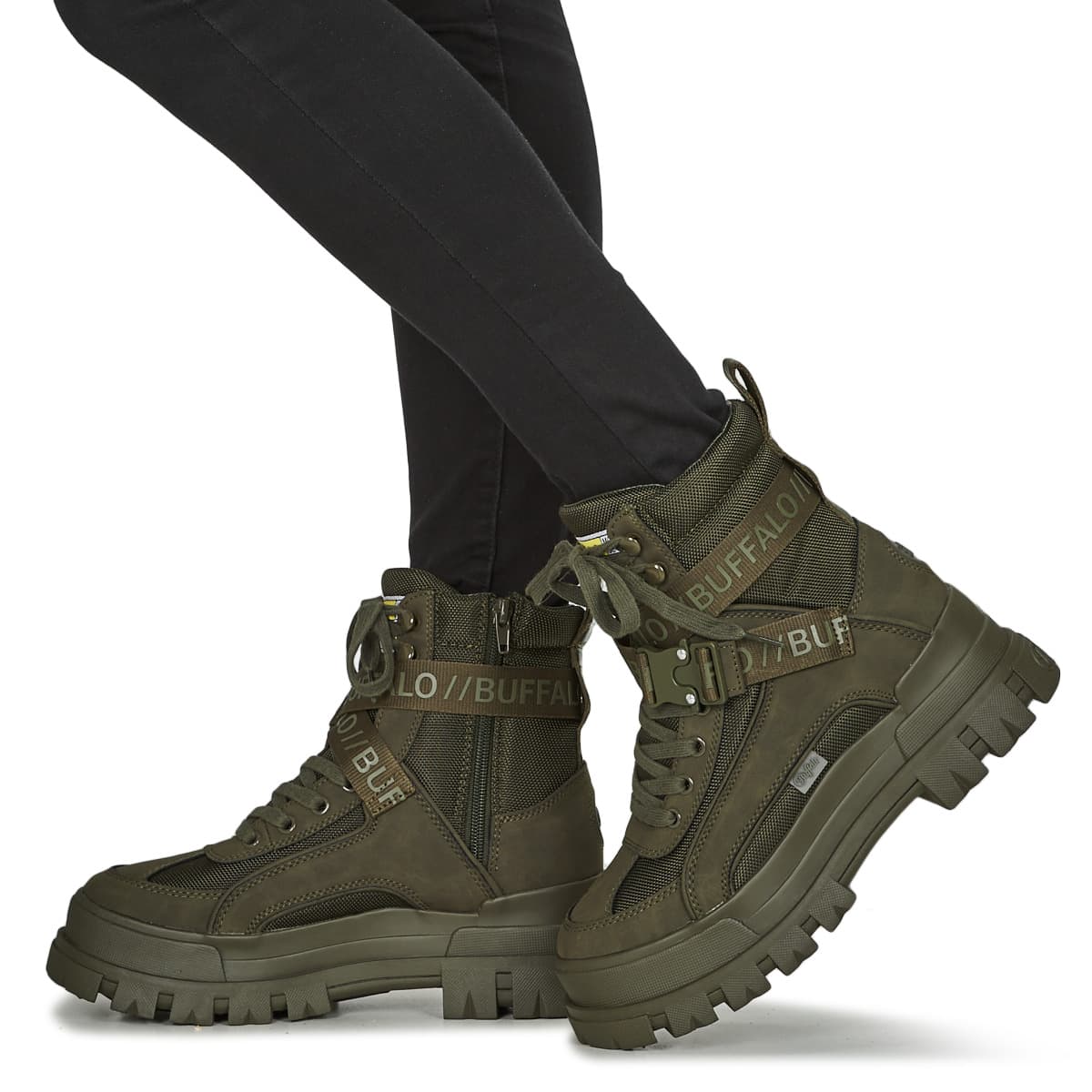 Women's Boots Buffalo Khaki