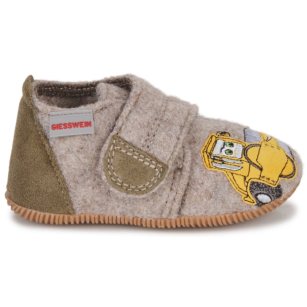 Boys' House Slippers Giesswein Beige