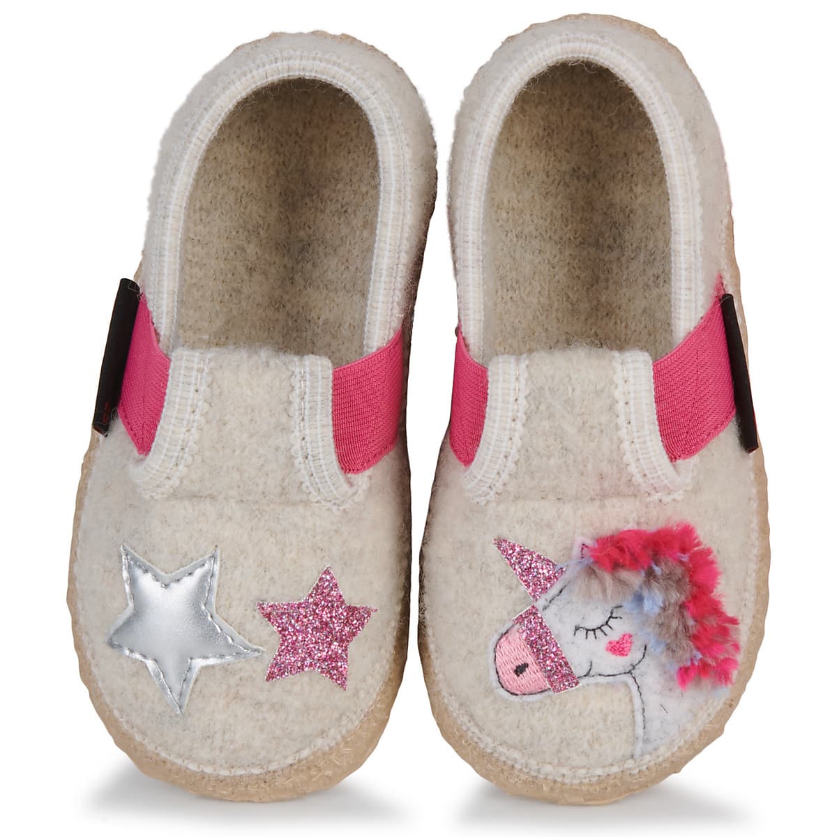 Girls' House Slippers Giesswein Beige