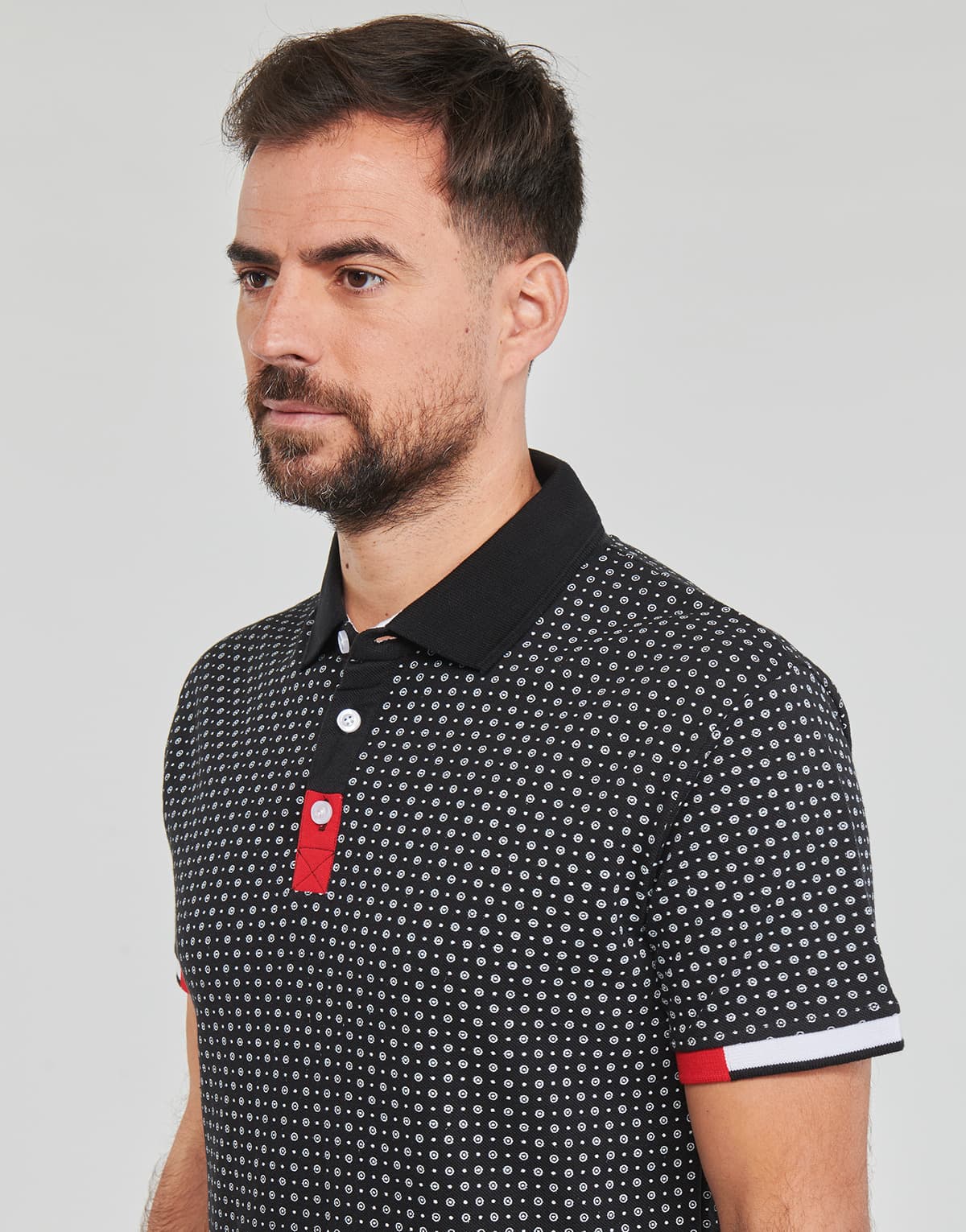 Men's Polo Shirts Yurban Black