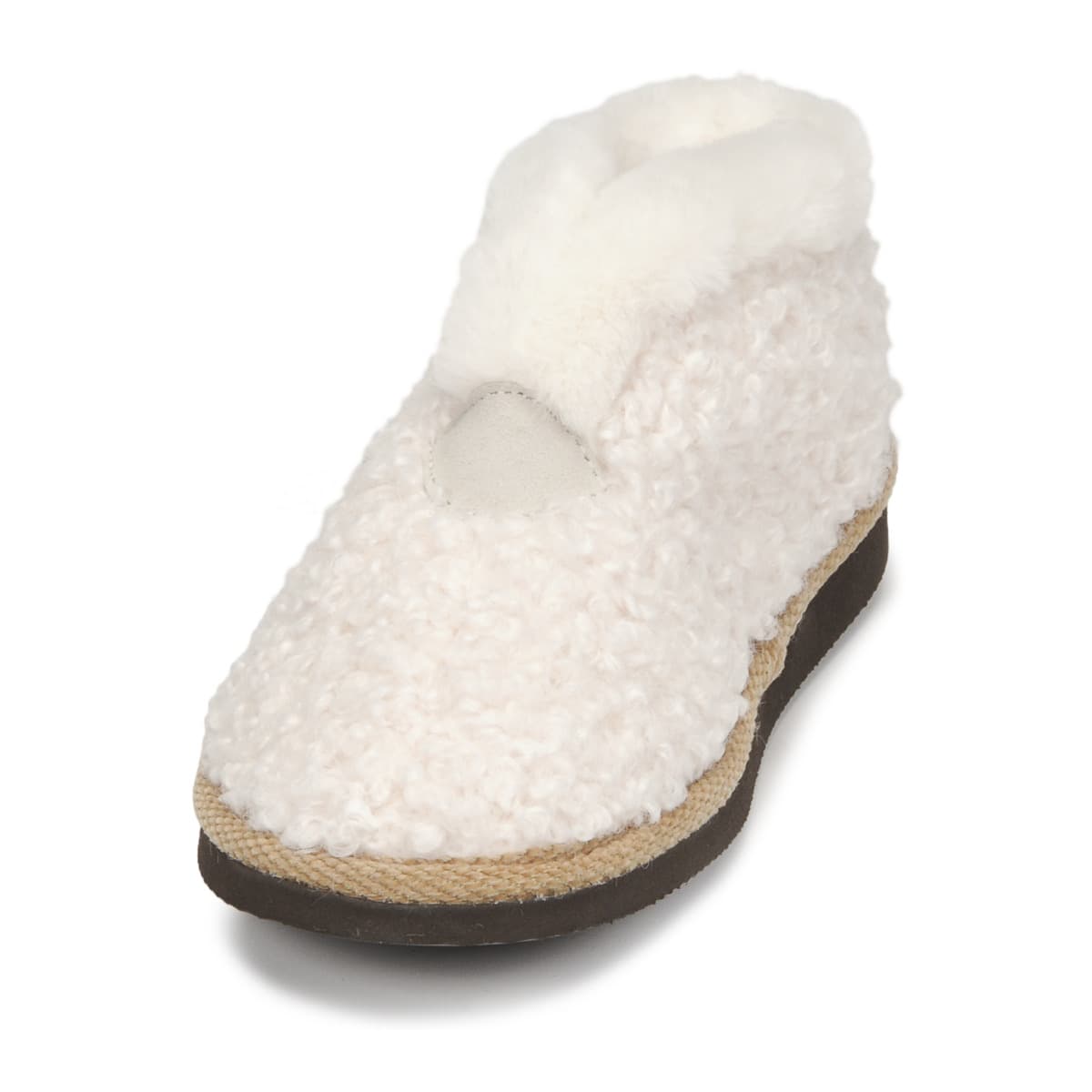 Women's House Slippers Casual Attitude White