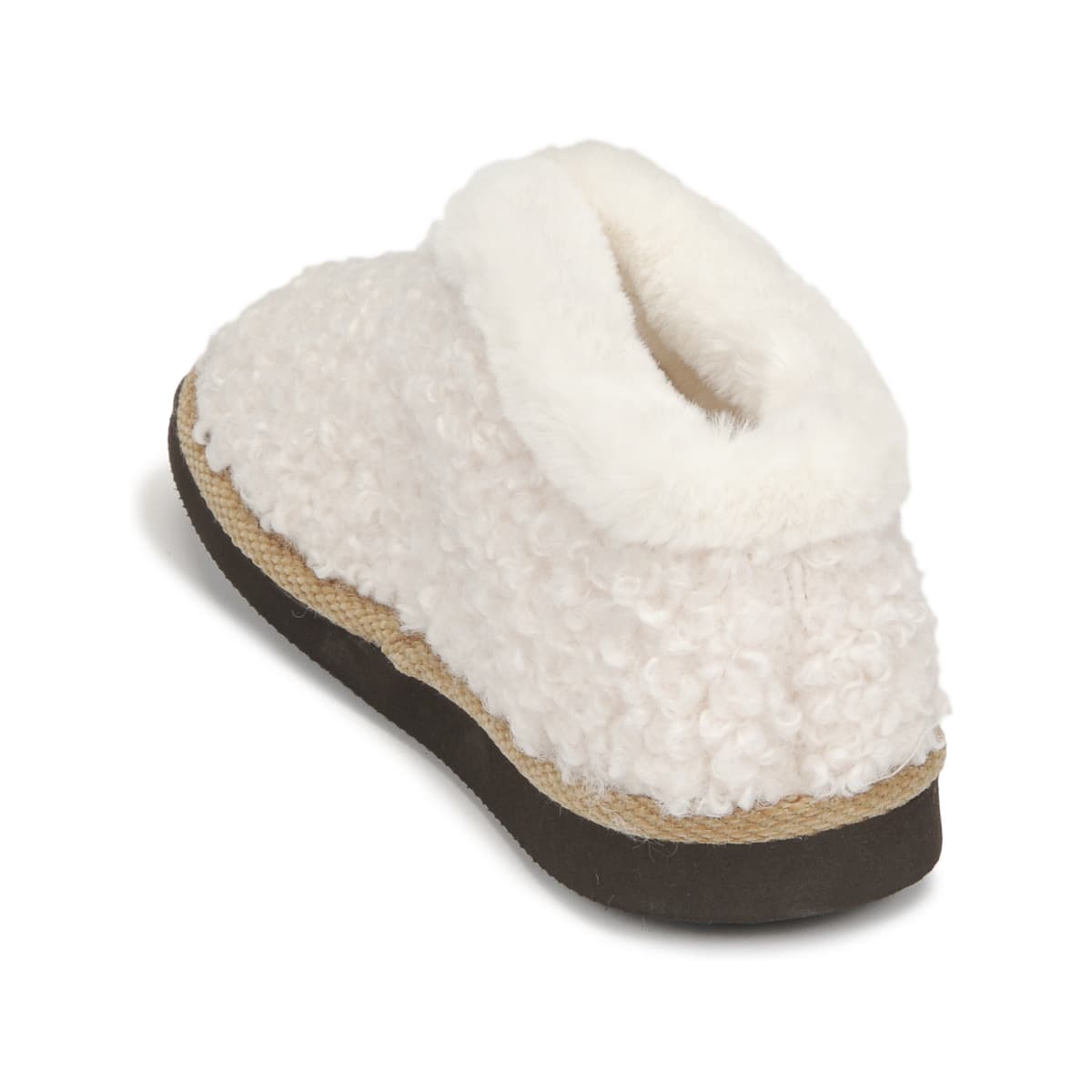 Women's House Slippers Casual Attitude White