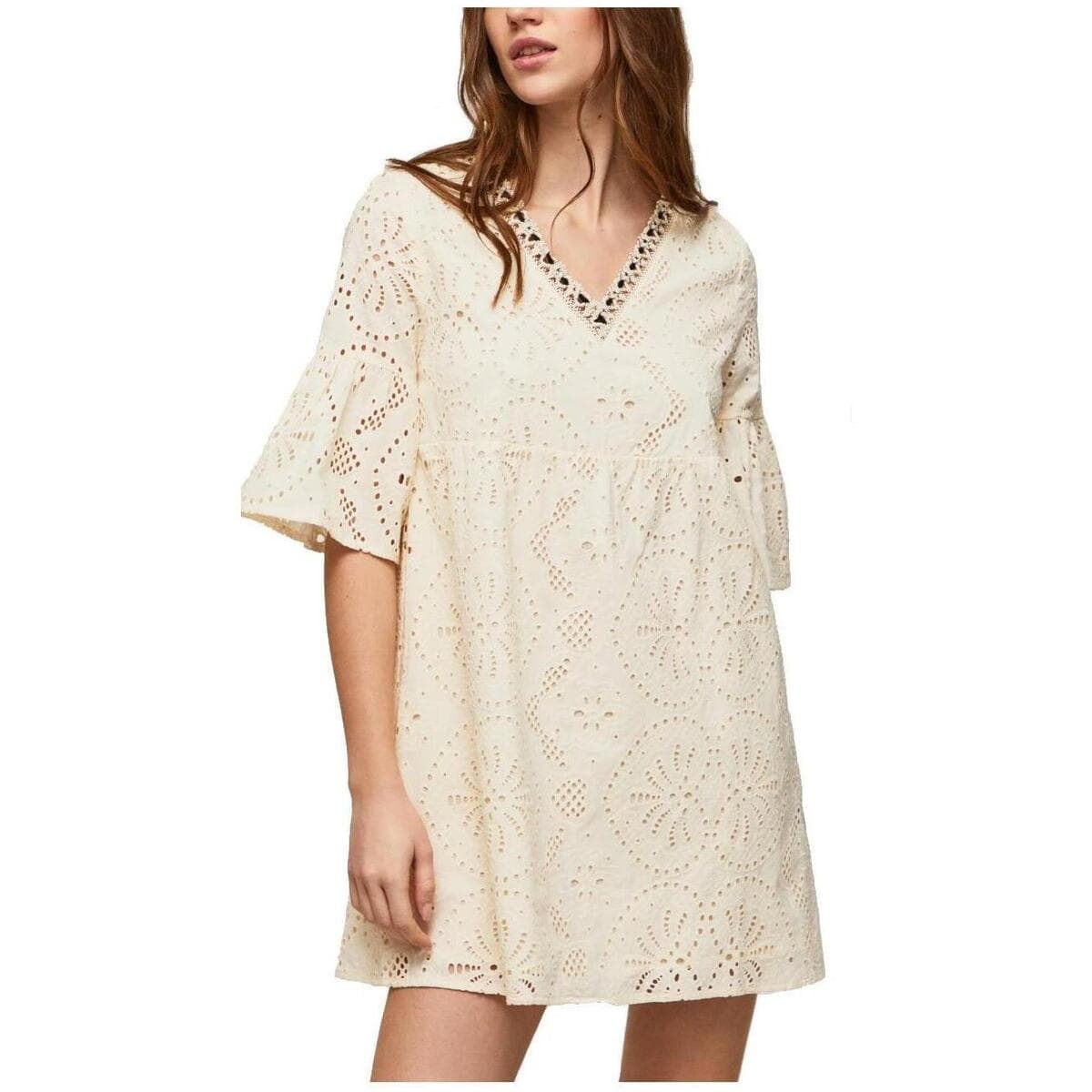 Women's Dresses Pepe Jeans Beige