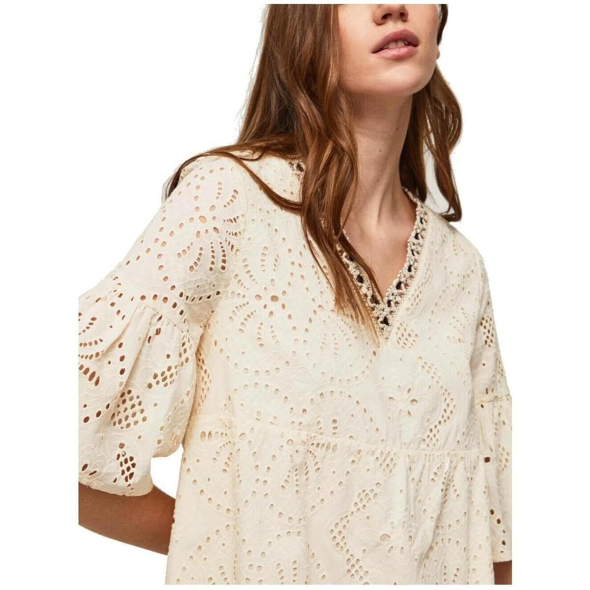 Women's Dresses Pepe Jeans Beige
