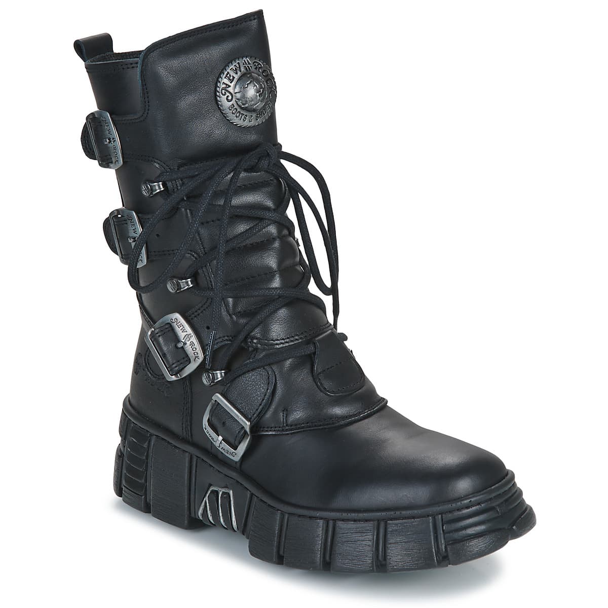 Men's Boots New Rock Black