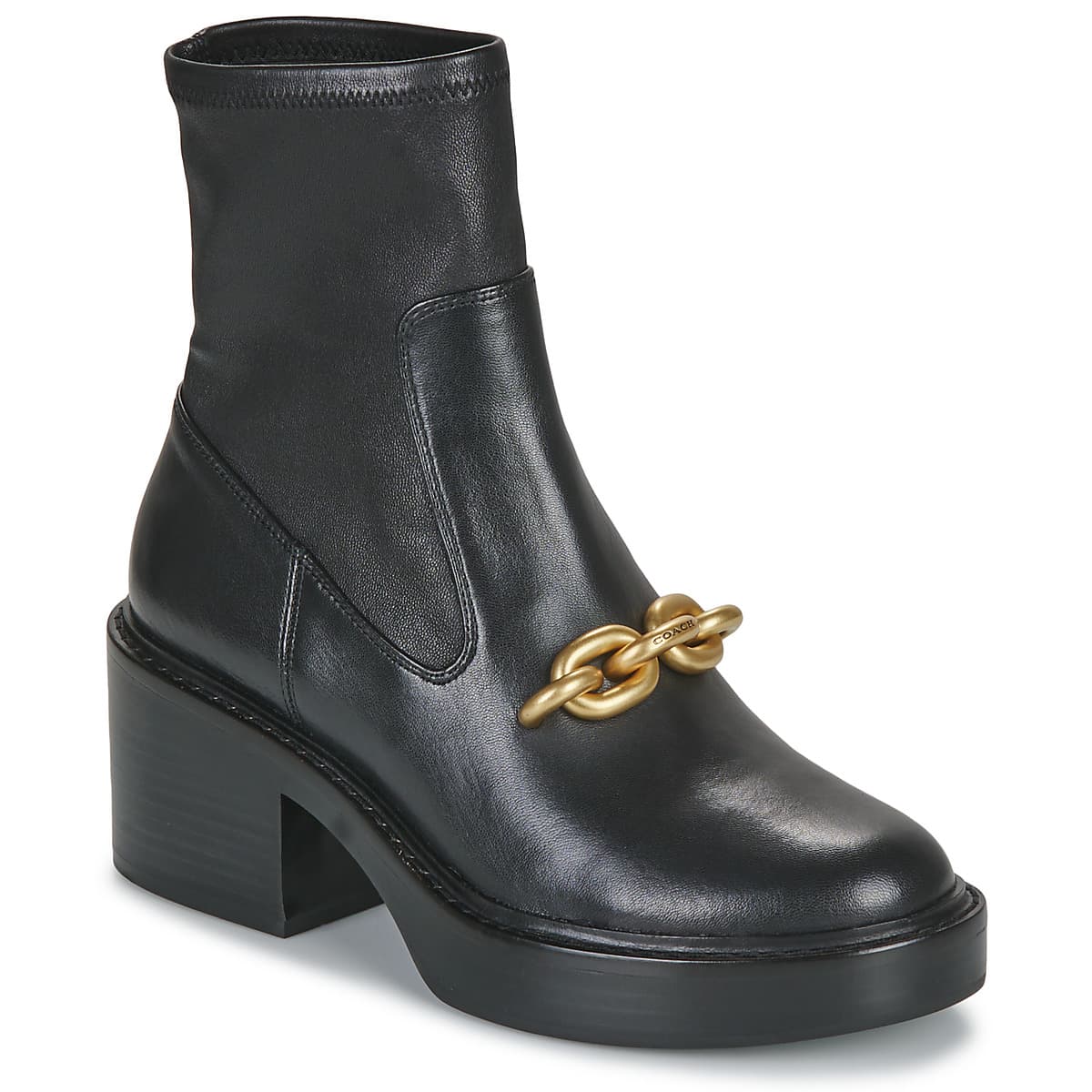 Μποτίνια Coach KENNA LEATHER BOOTIE