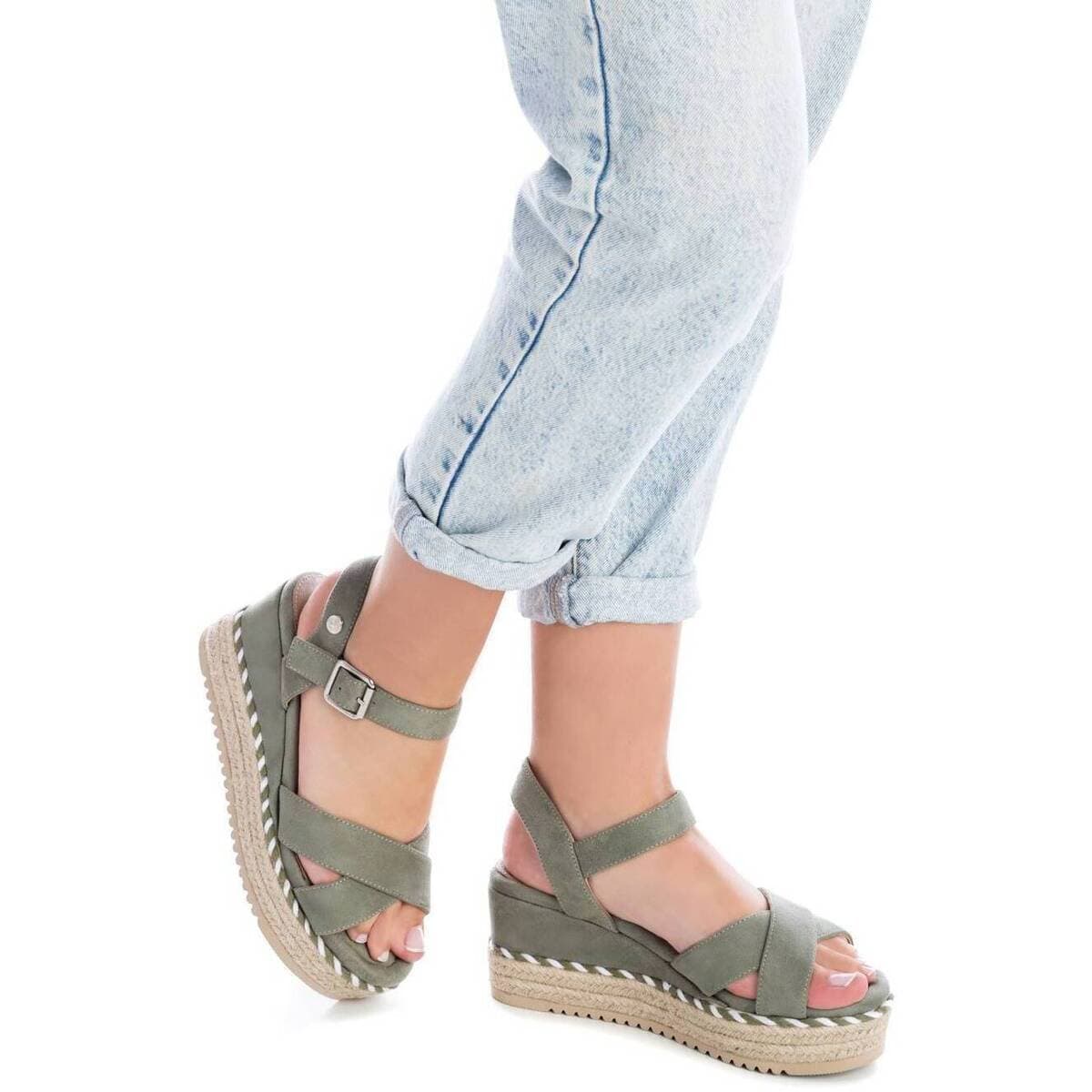 Women's Platforms Refresh Green