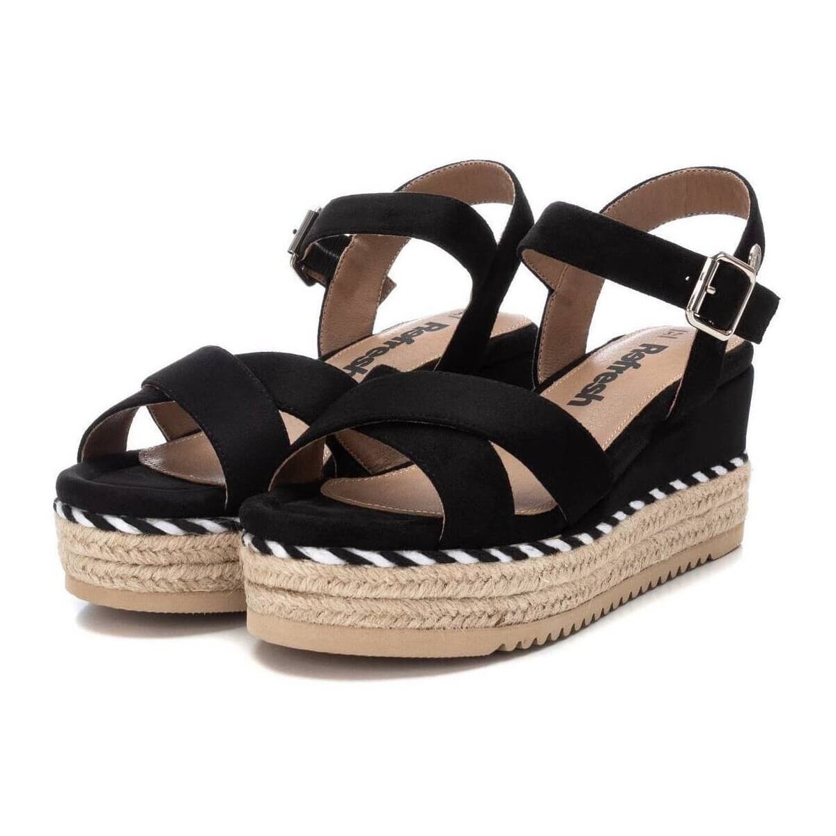 Women's Platforms Refresh Black