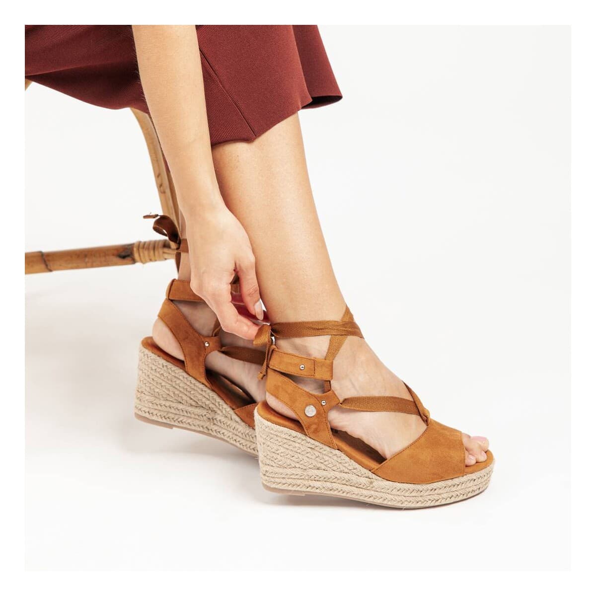 Women's Platforms Refresh Brown