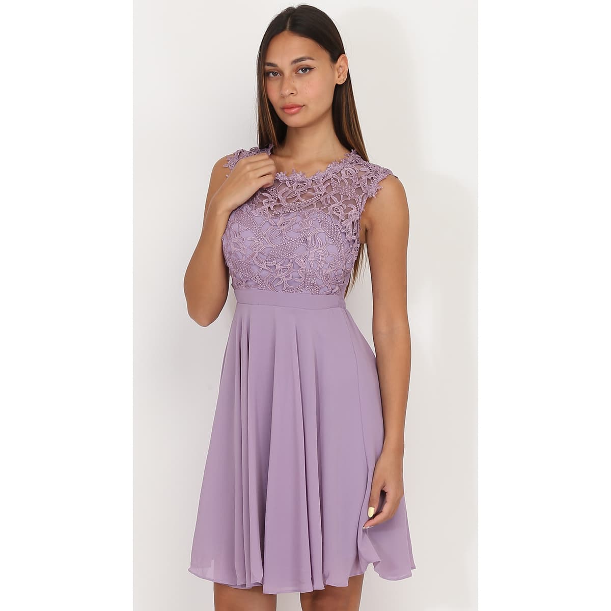 Women's Dresses La Modeuse Purple