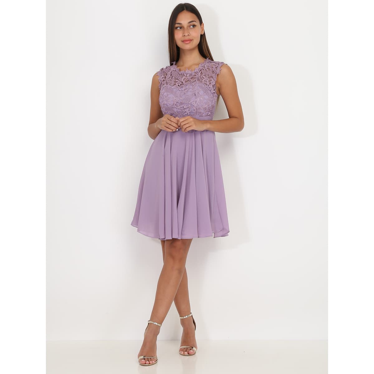 Women's Dresses La Modeuse Purple
