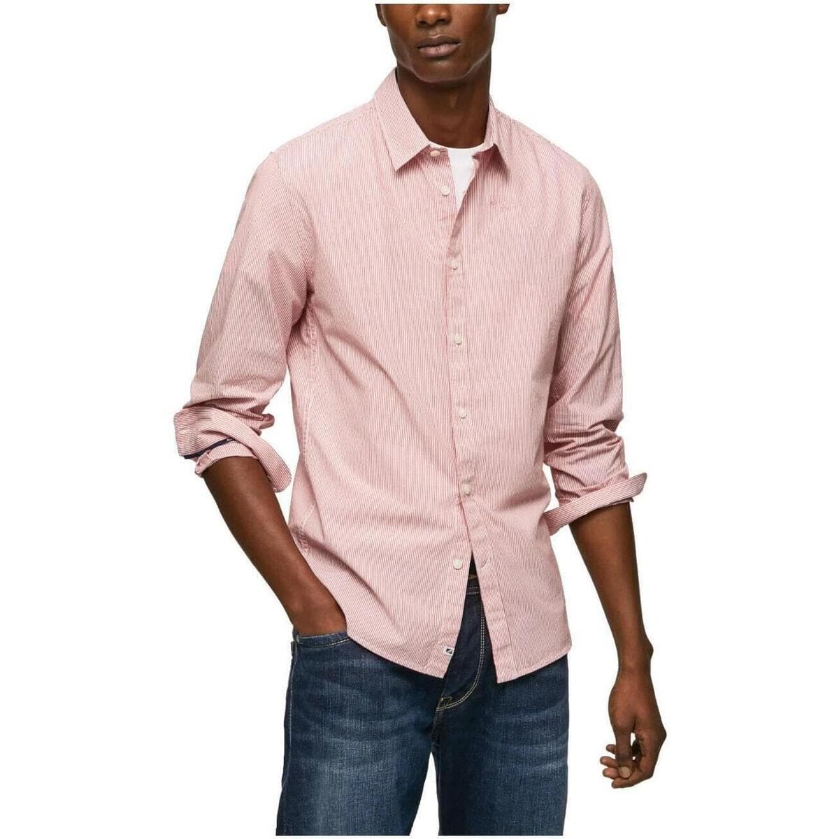 Men's Shirts Pepe Jeans Red