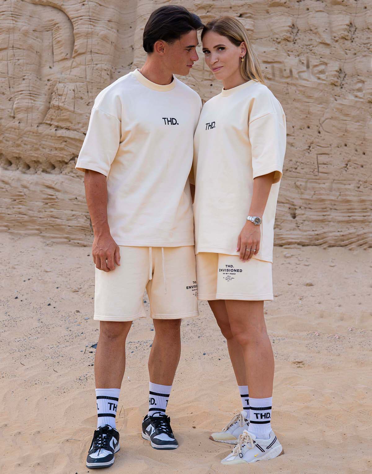 Men's T-Shirts THEAD. Beige