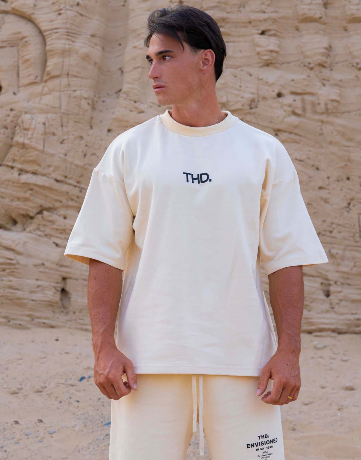 Men's T-Shirts THEAD. Beige