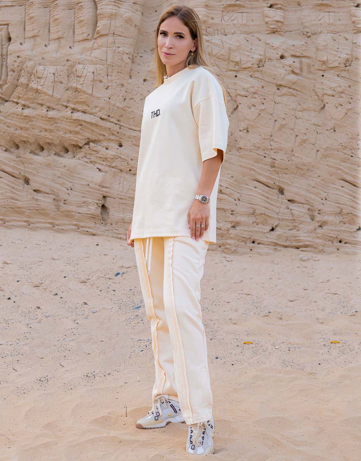 Men's T-Shirts THEAD. Beige