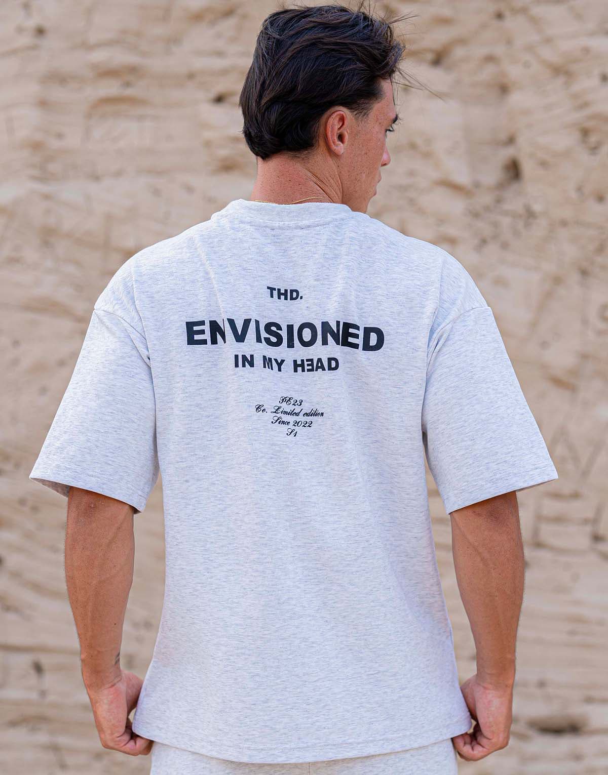 Men's T-Shirts THEAD. Gray