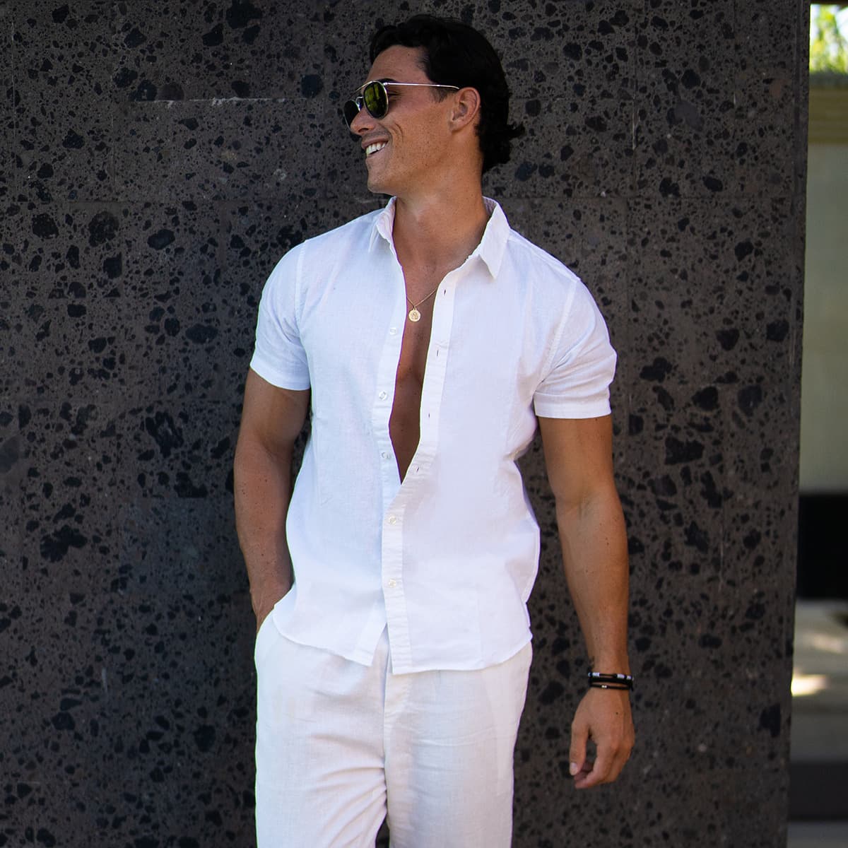 Πουκάμισο με κοντά μανίκια THEAD. BRUCE