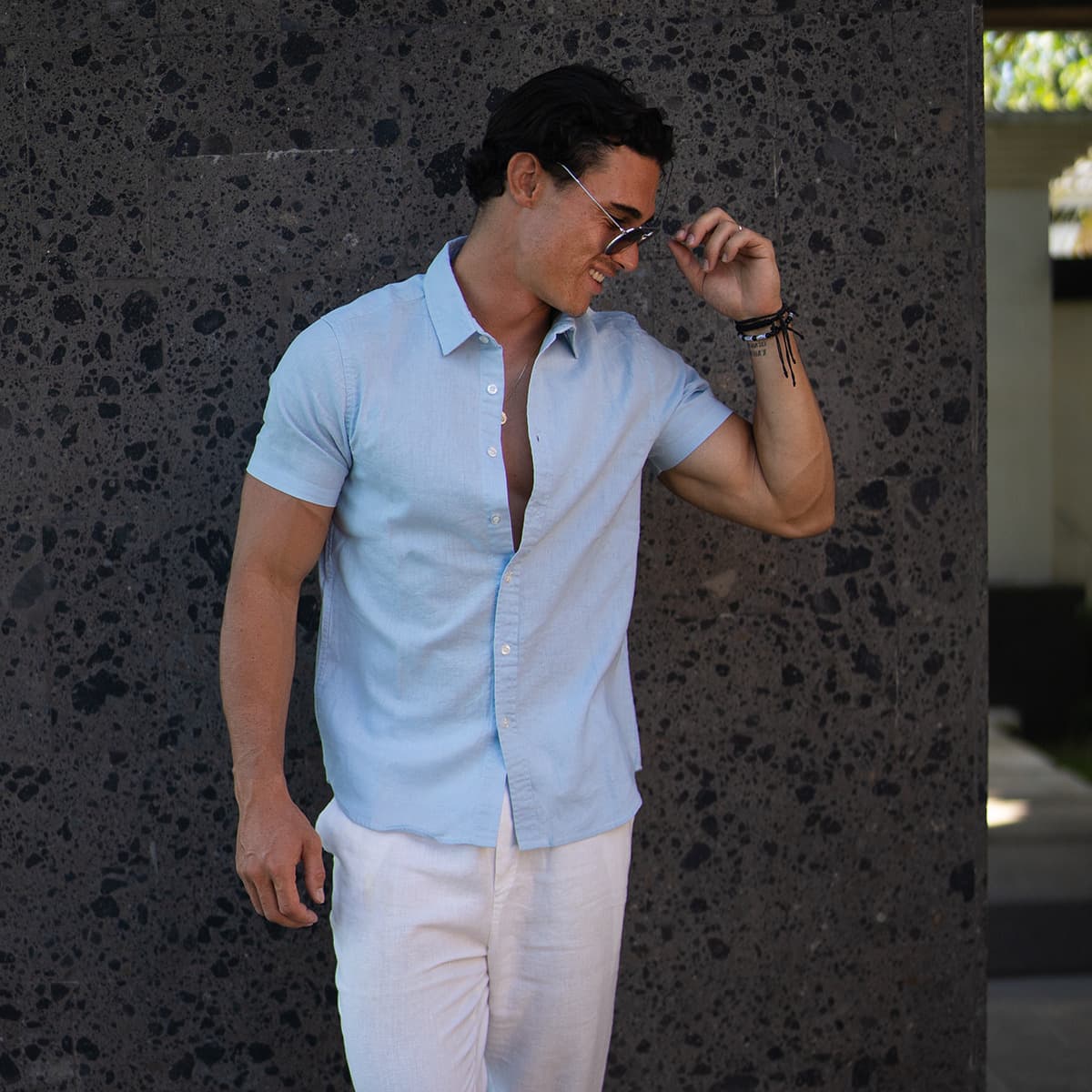 Πουκάμισο με κοντά μανίκια THEAD. BRUCE