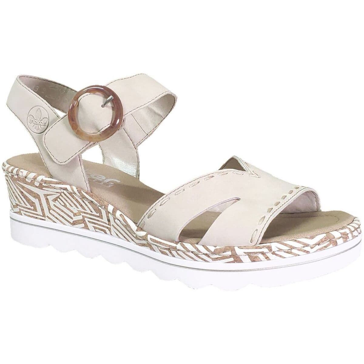 Women's Platforms Rieker Beige