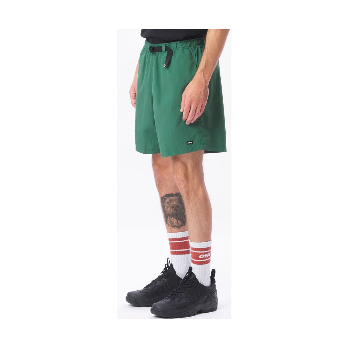 Men's Shorts Obey Green