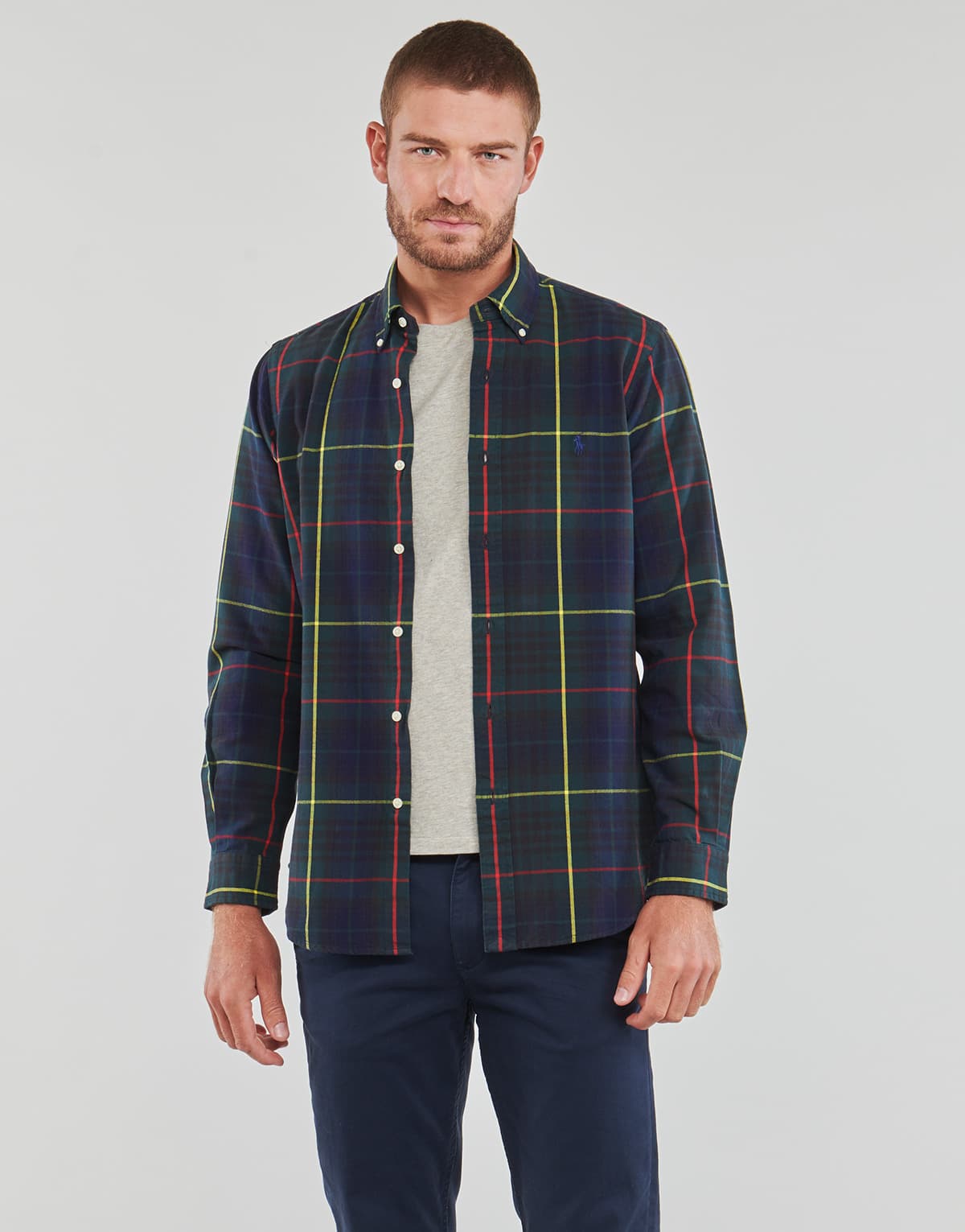 Men's Shirts Polo Ralph Lauren Green