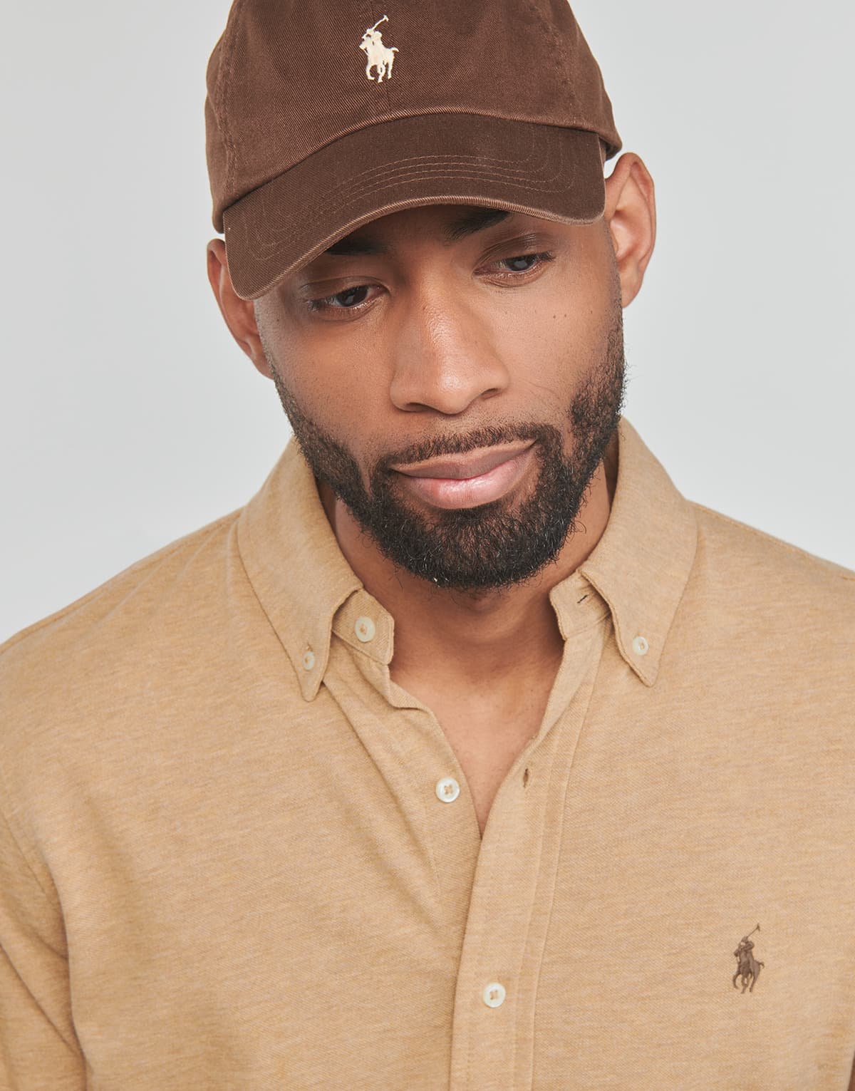 Men's Shirts Polo Ralph Lauren Beige