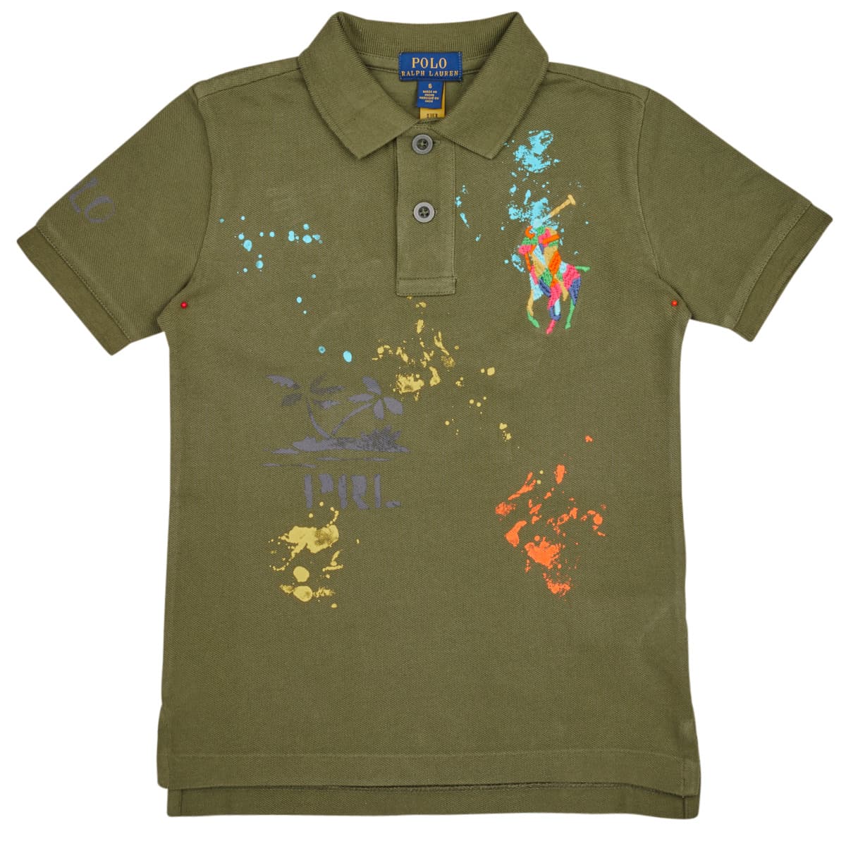 Girls' Polo Shirts Polo Ralph Lauren Khaki