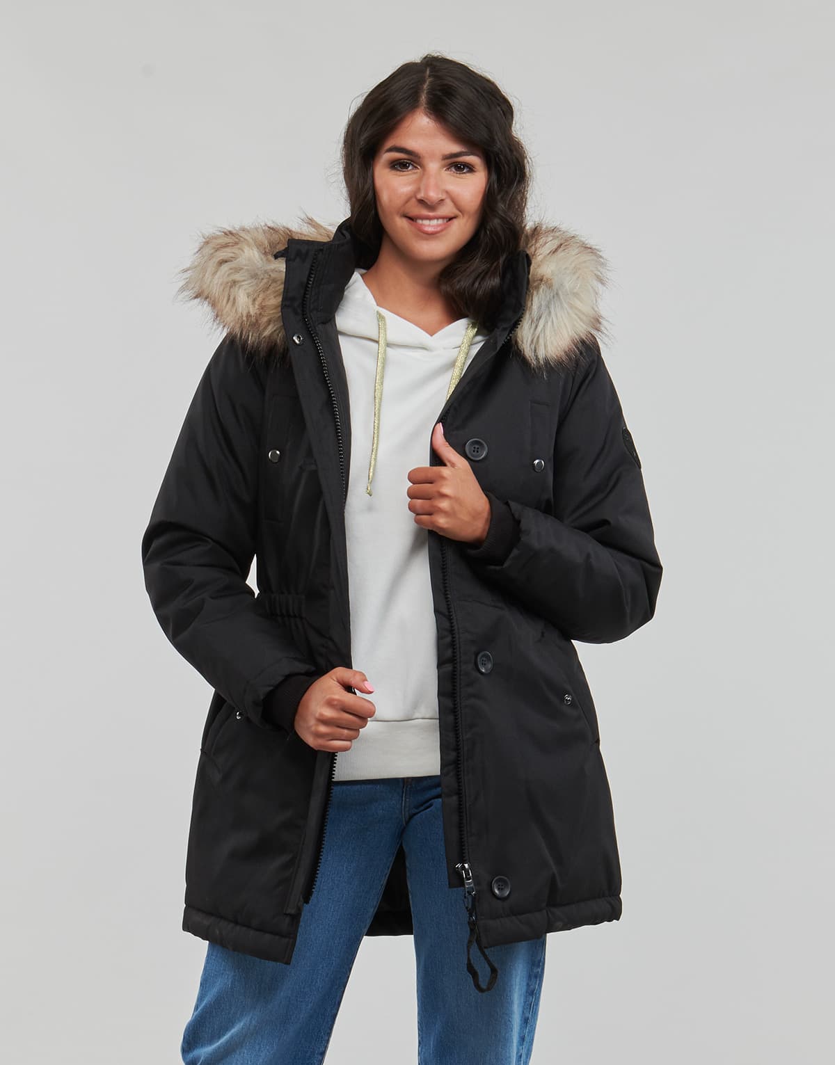 Women's Parkas Only Black