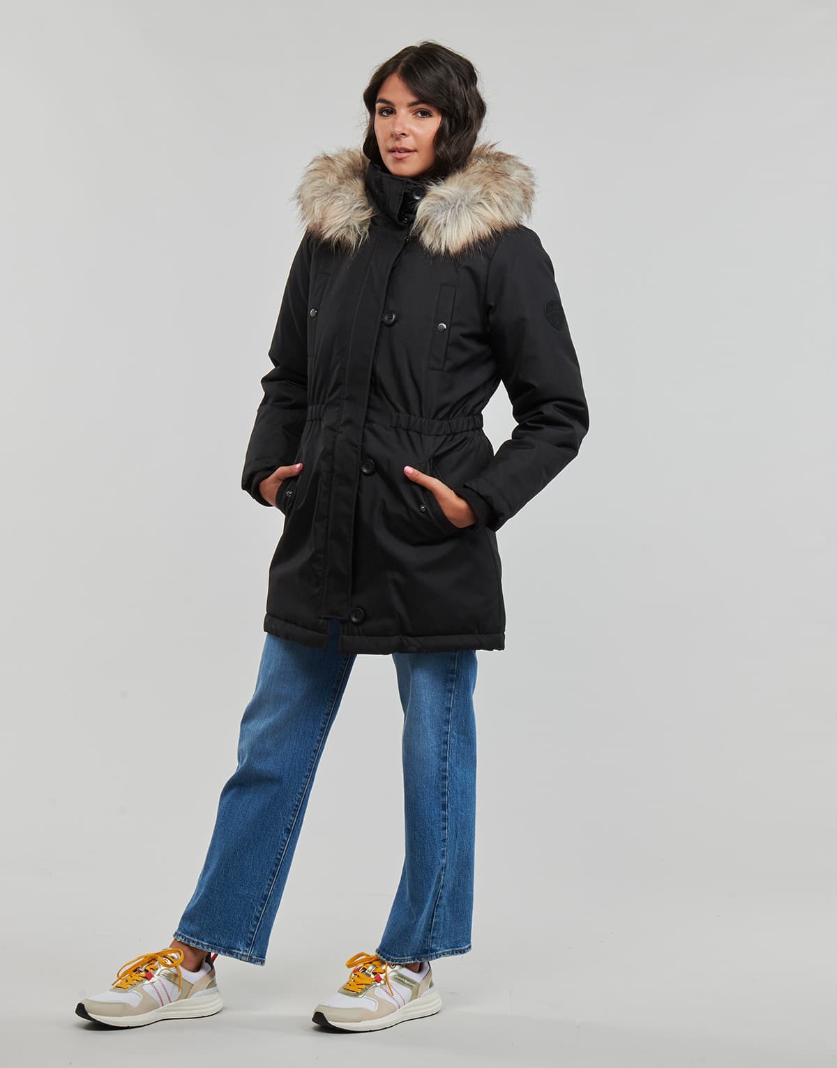 Women's Parkas Only Black