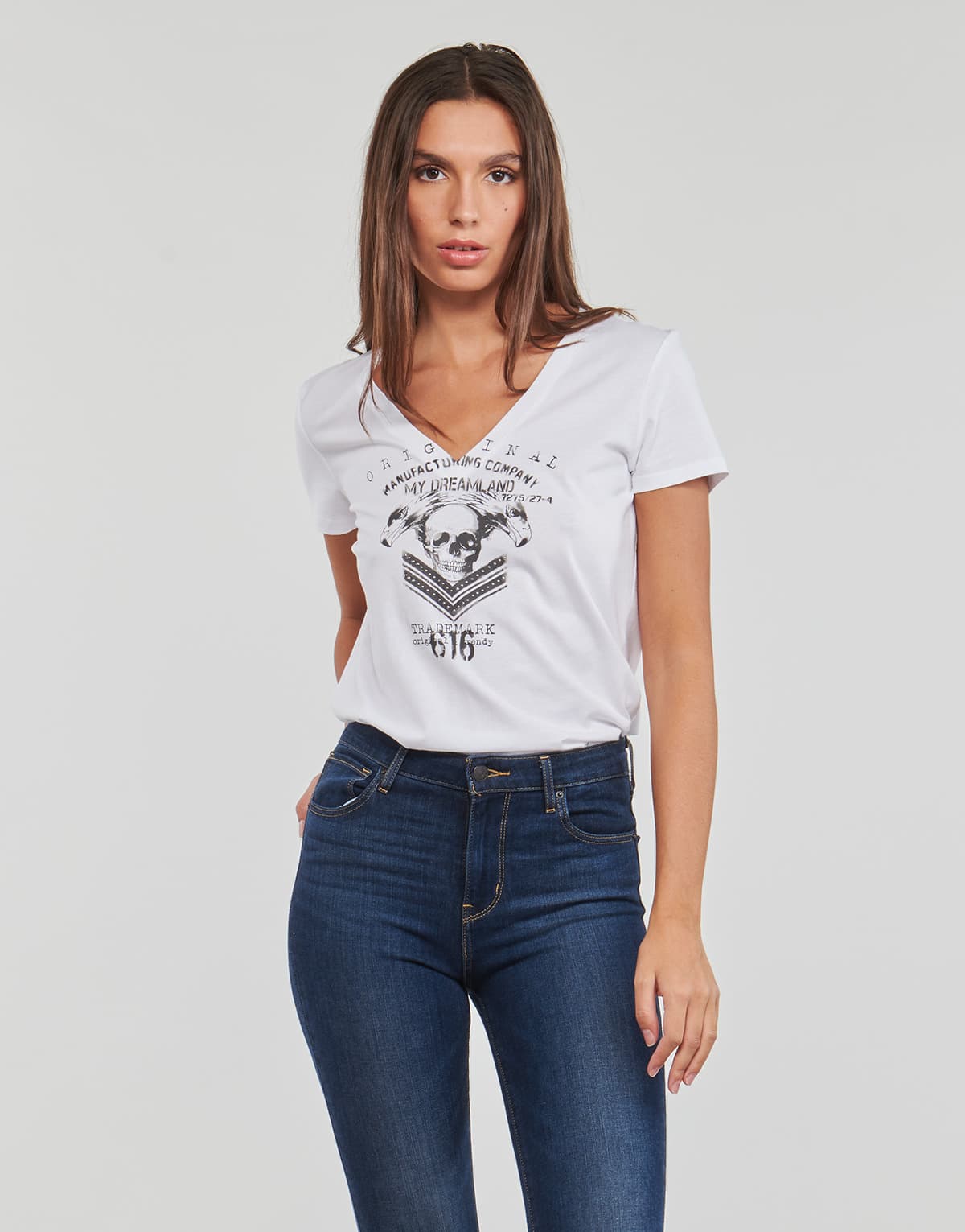 Women's T-Shirts Ikks White