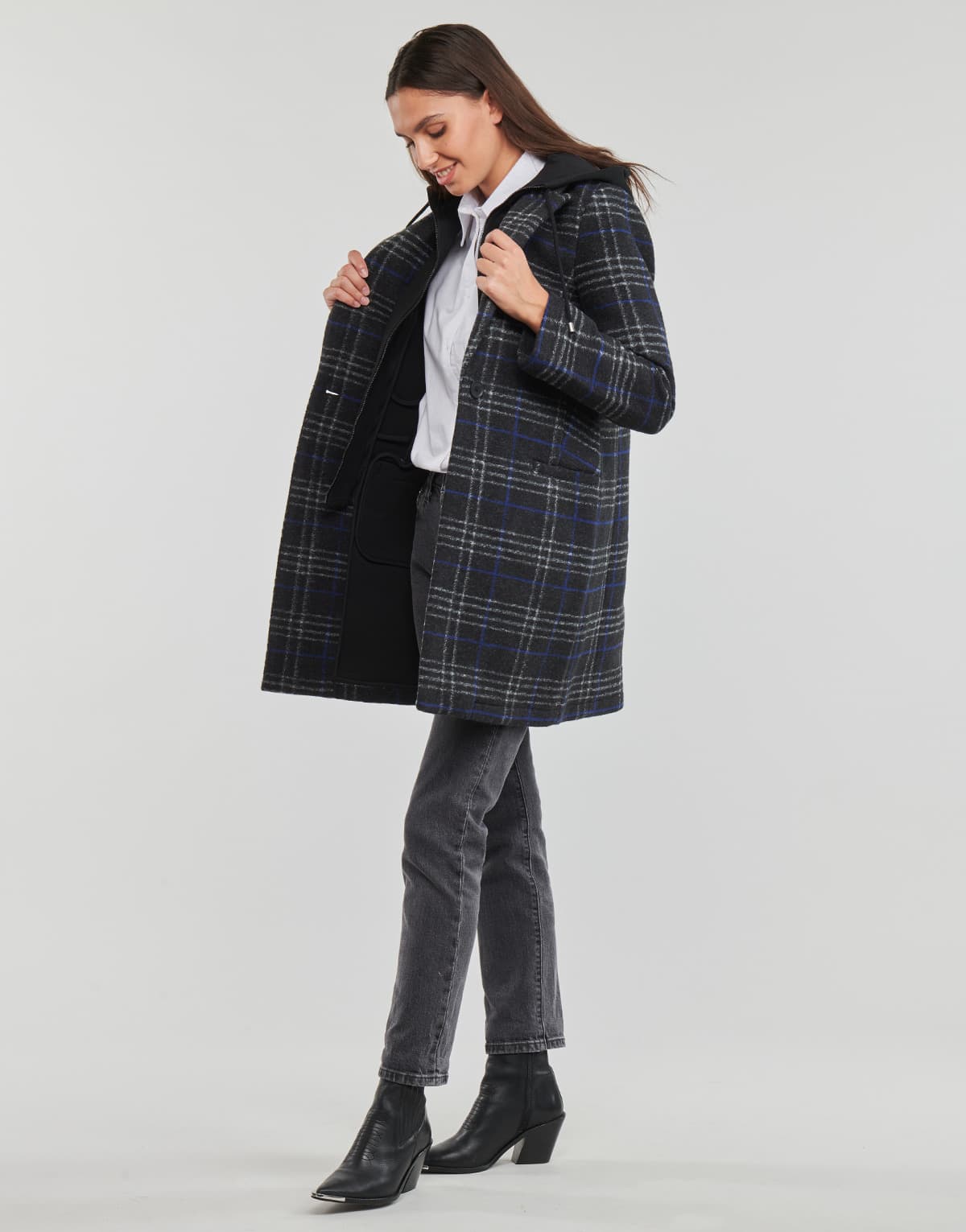 Women's Coats Ikks Gray