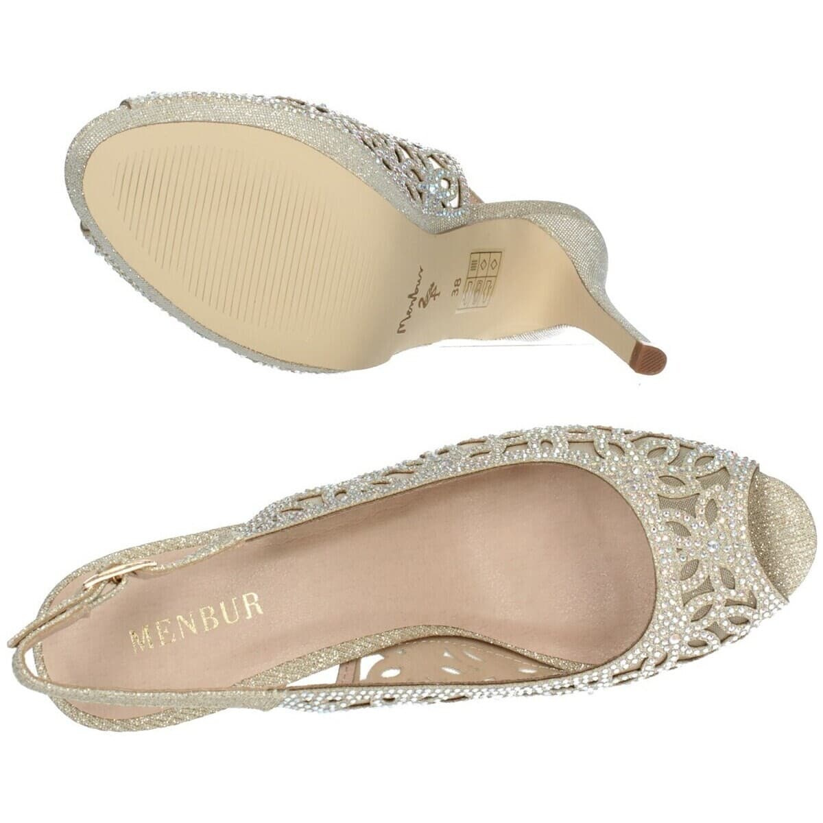 Women's Pumps Menbur Gold