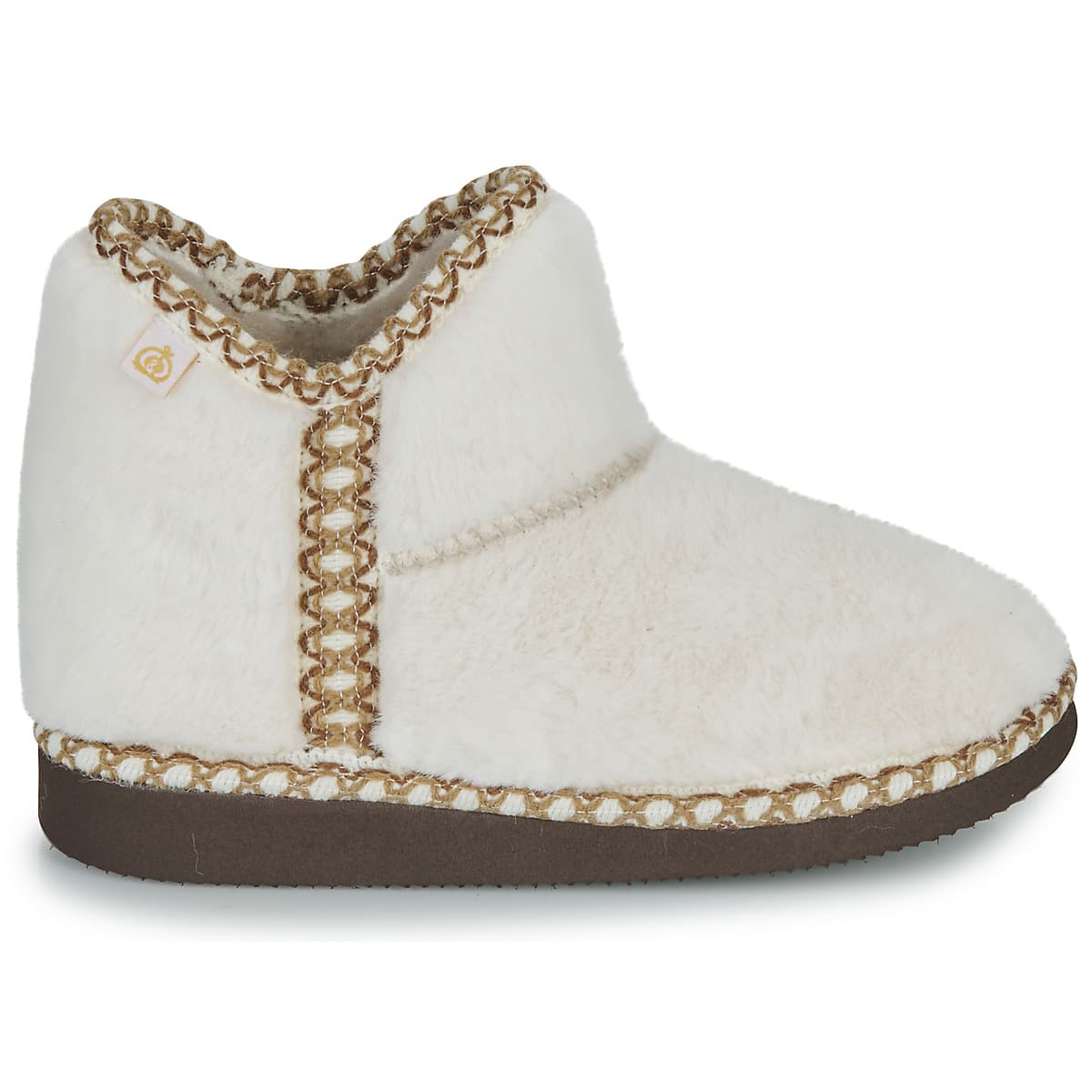 Boys' House Slippers Citrouille et Compagnie White