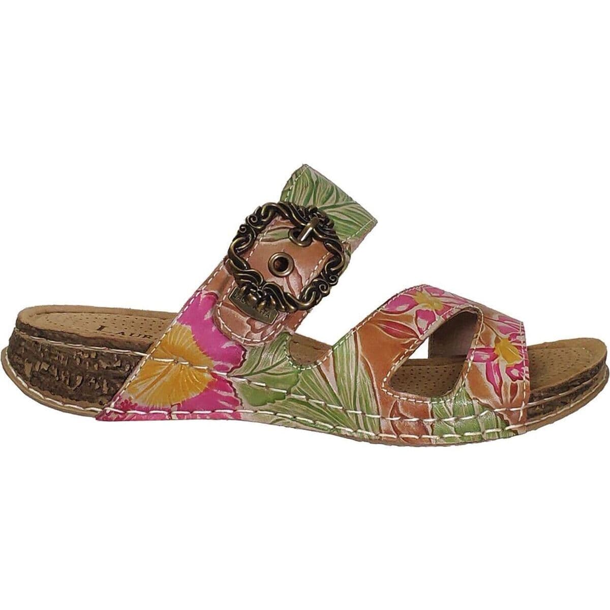 Women's Mules Laura Vita Brown