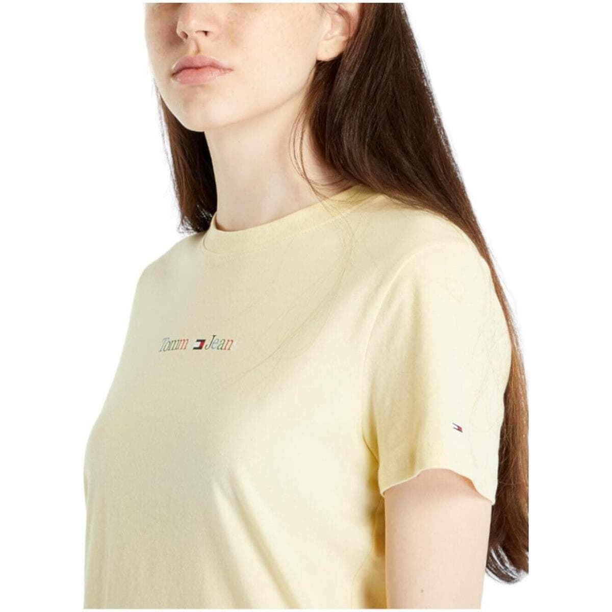 Women's T-Shirts Tommy Hilfiger Yellow