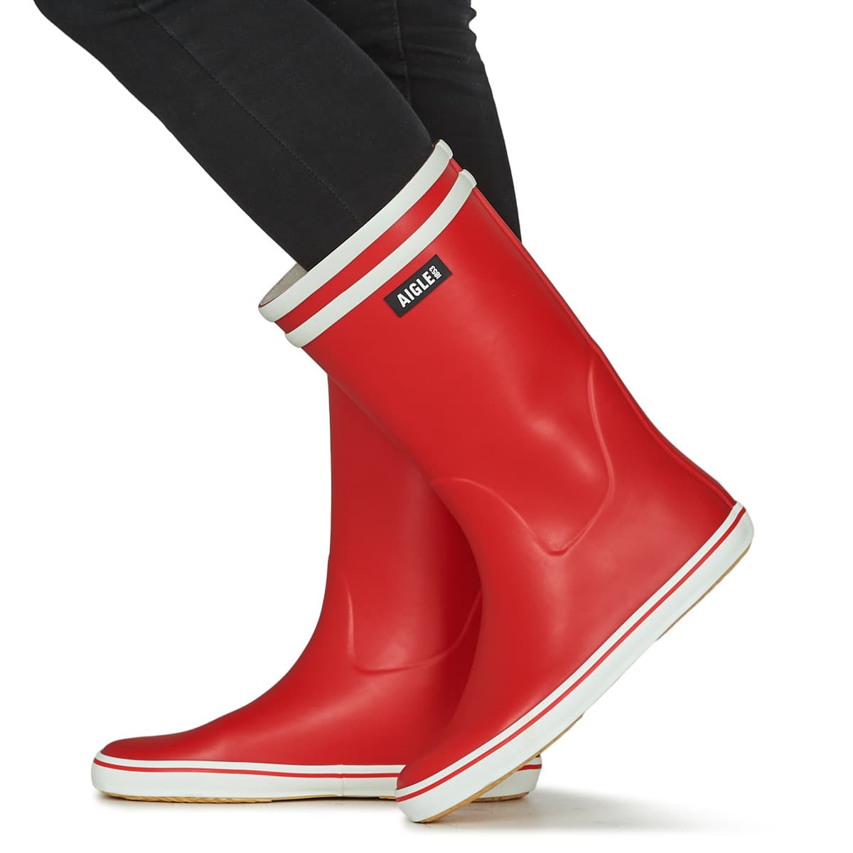 Women's Wellington Boots Aigle Red