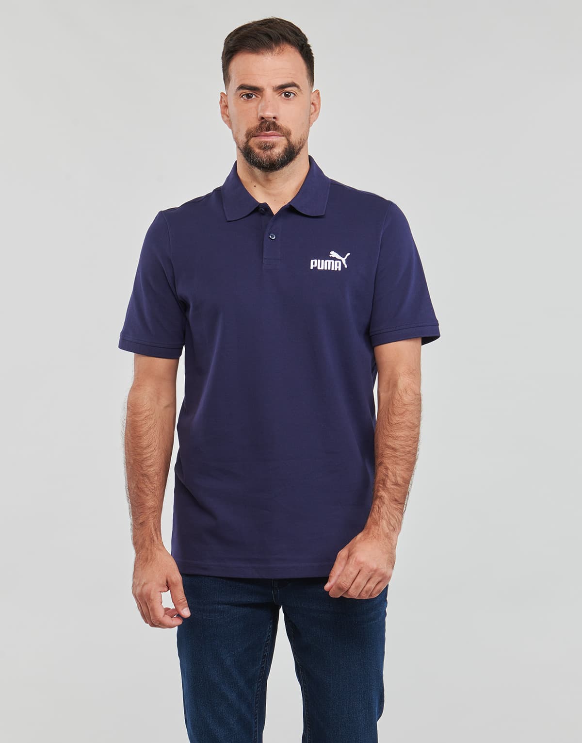 Men's Polo Shirts Puma Blue