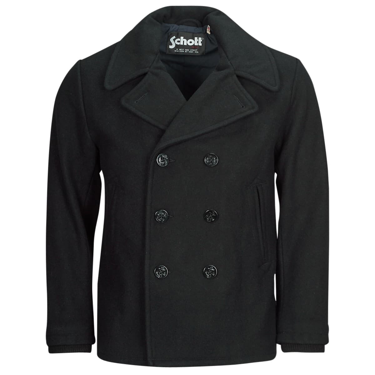 Men's Coats Schott Black