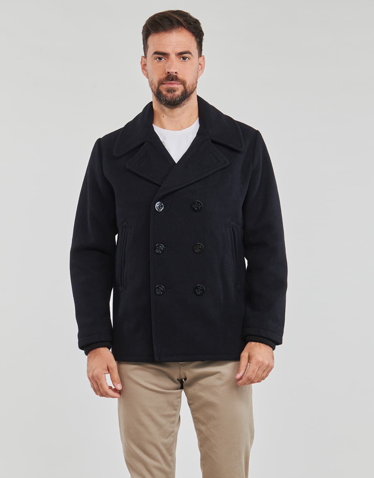 Men's Coats Schott Blue