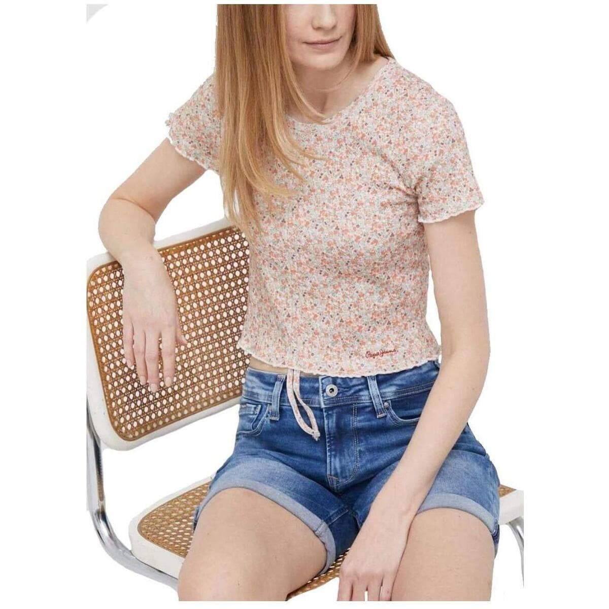 Women's T-Shirts Pepe Jeans Multicolor