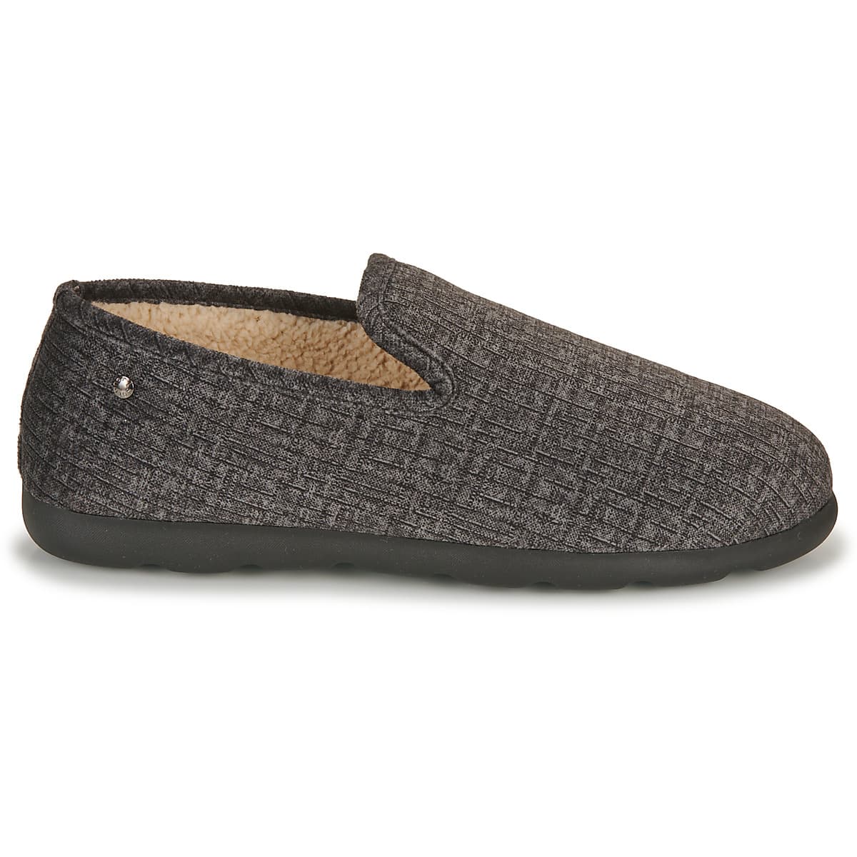 Men's House Slippers Isotoner Gray