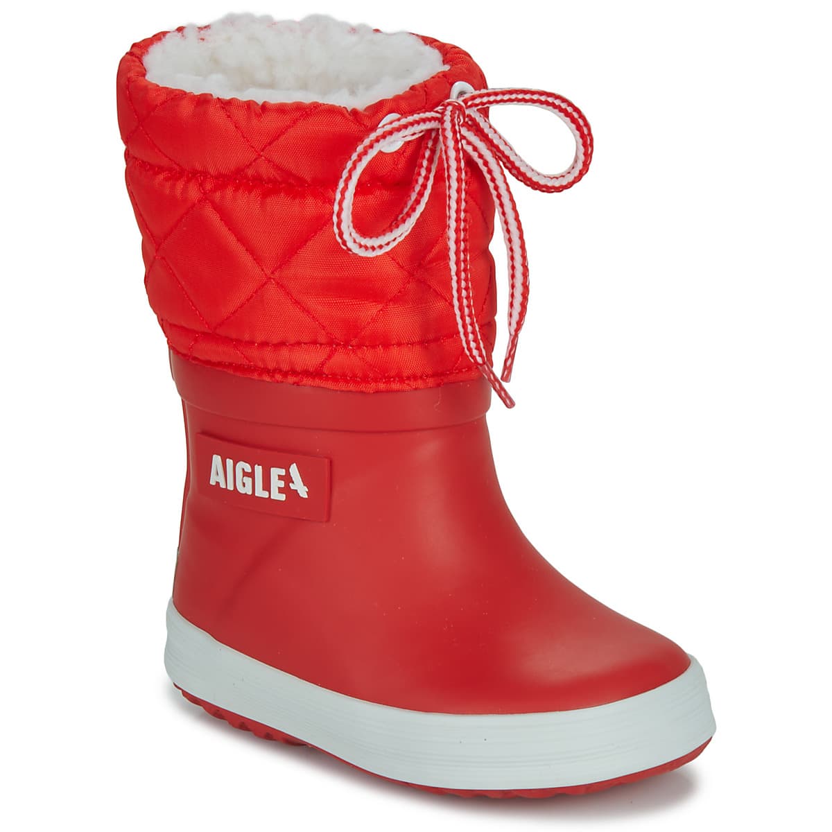 Boys' Wellington Boots Aigle Red