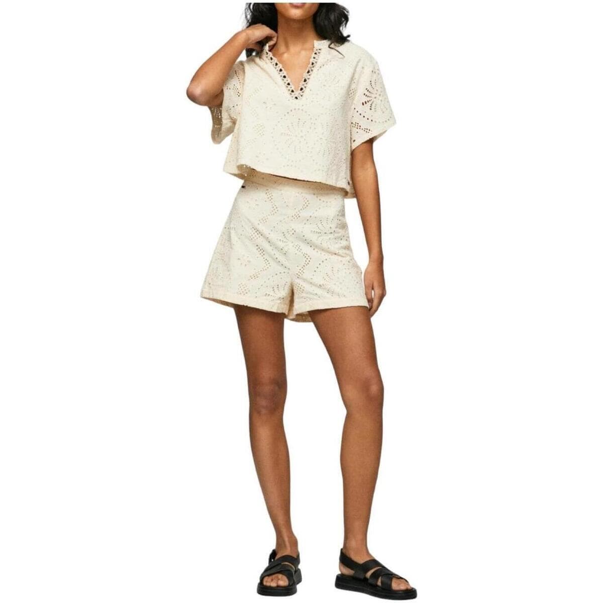 Women's Skirts Pepe Jeans Beige