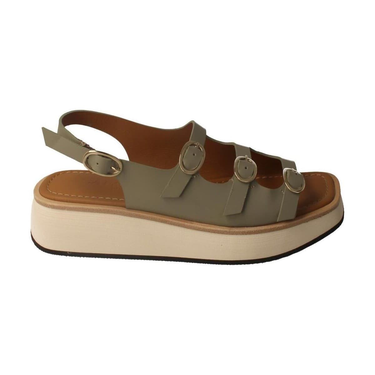 Women's Platforms Calce Green