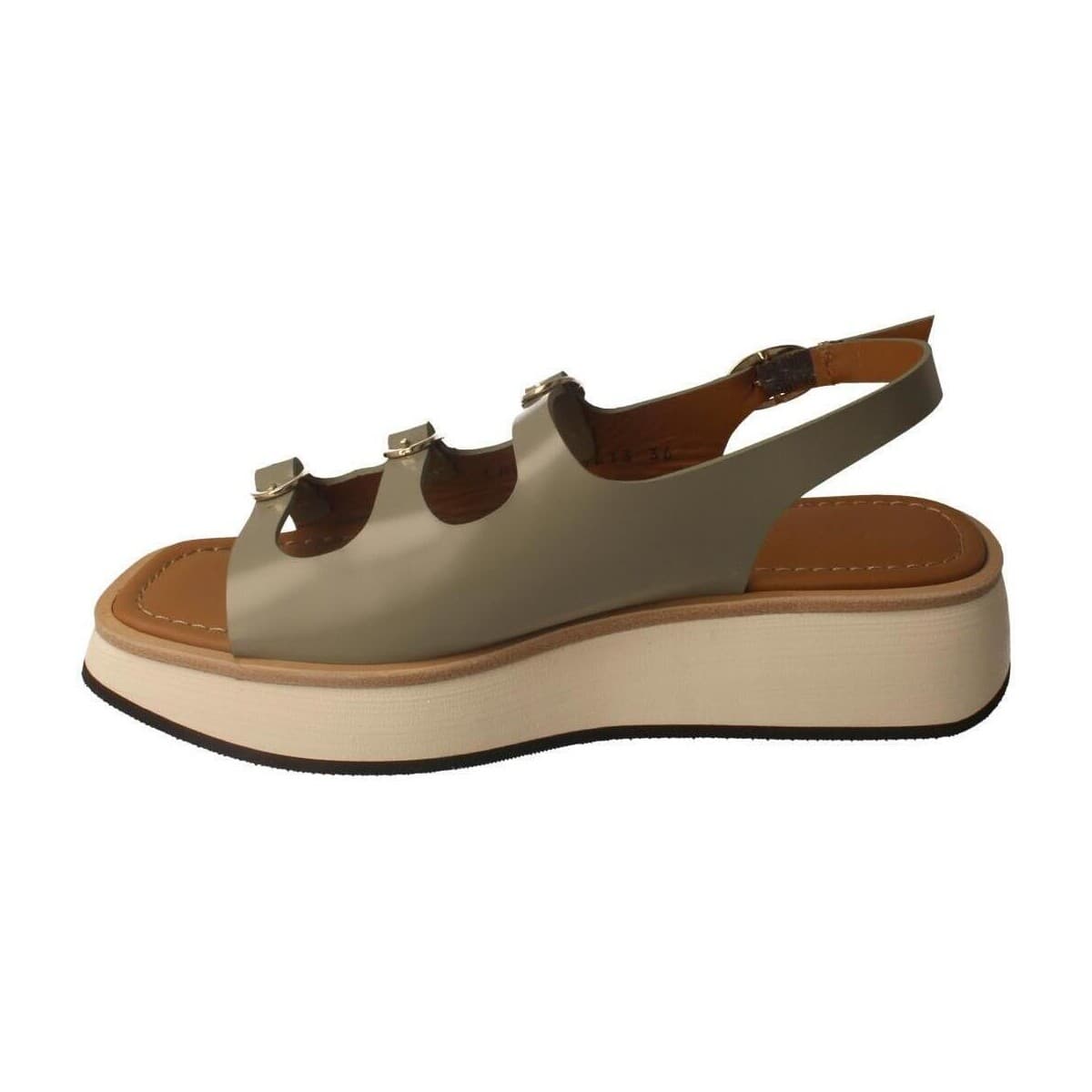 Women's Platforms Calce Green