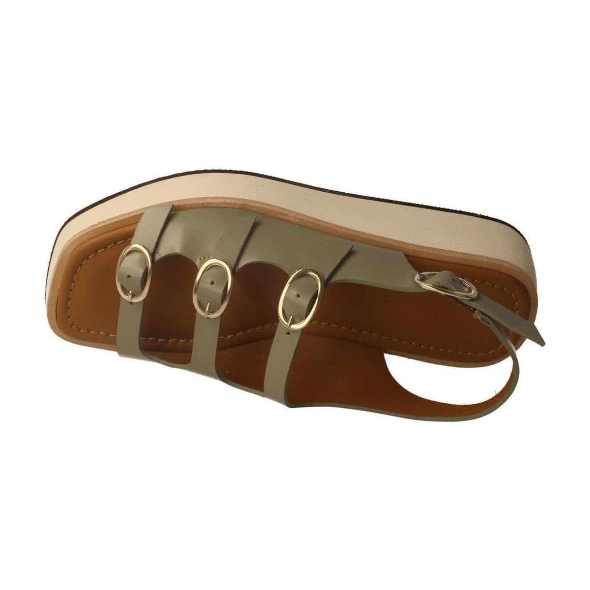 Women's Platforms Calce Green