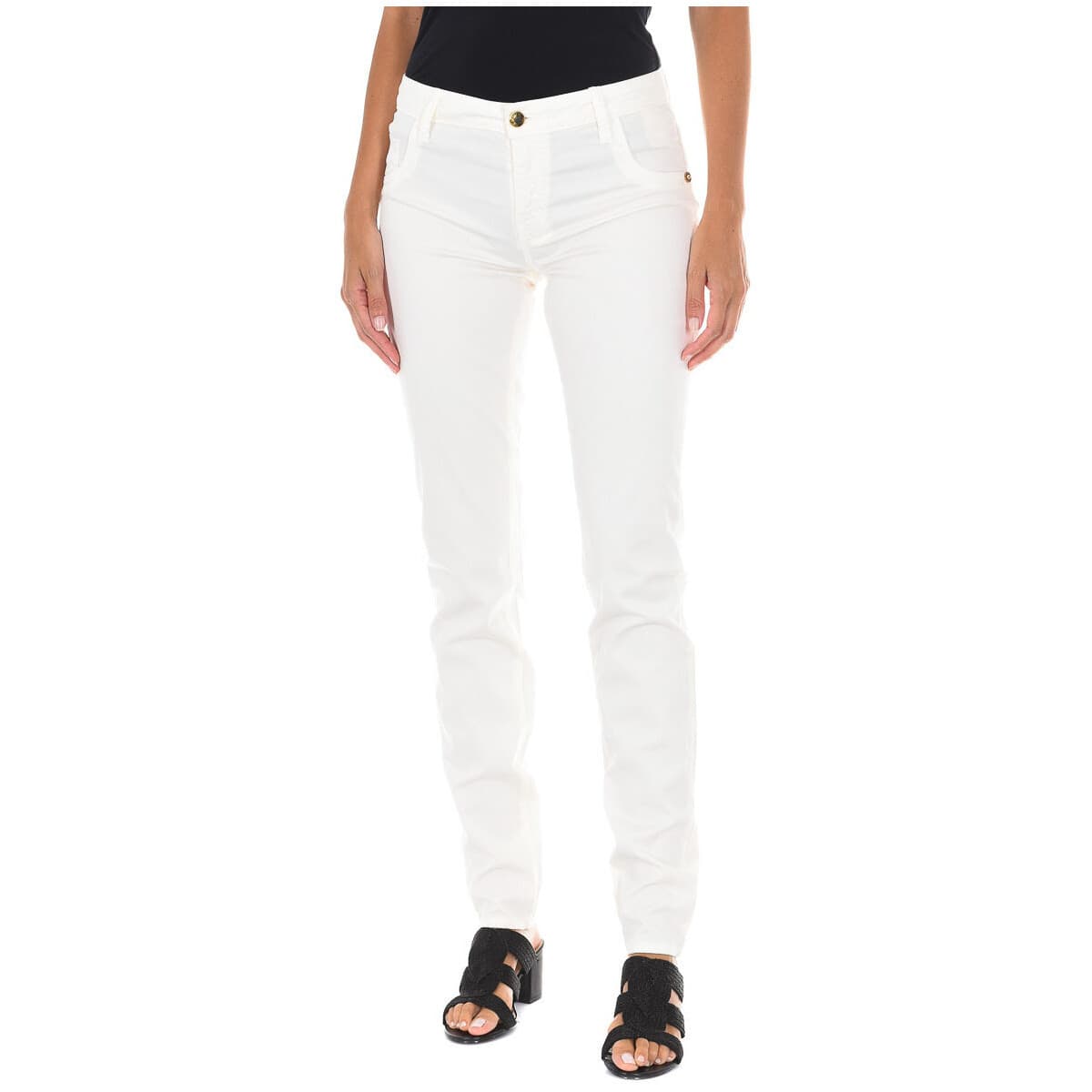 Women's Jeans Met Red