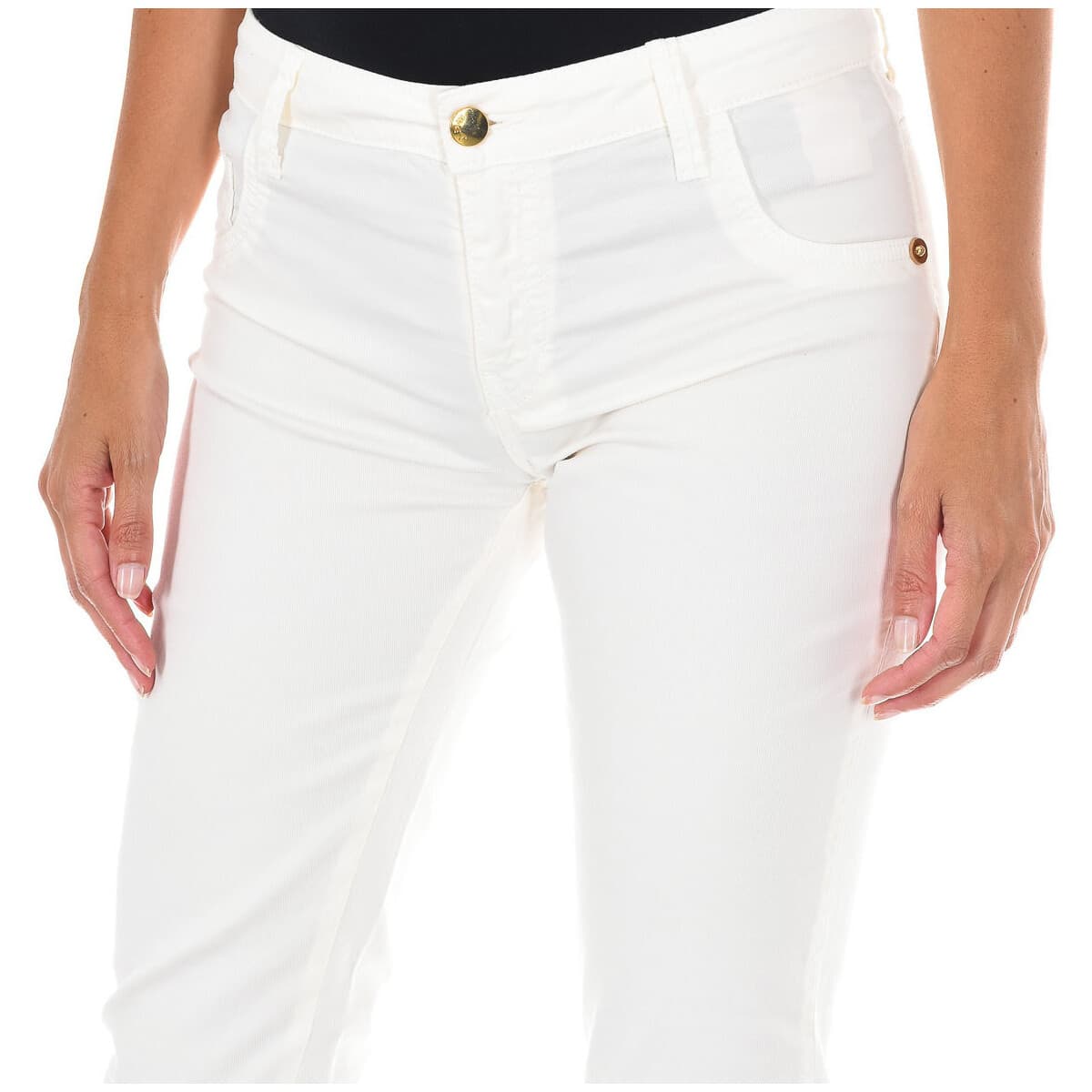 Women's Jeans Met Beige