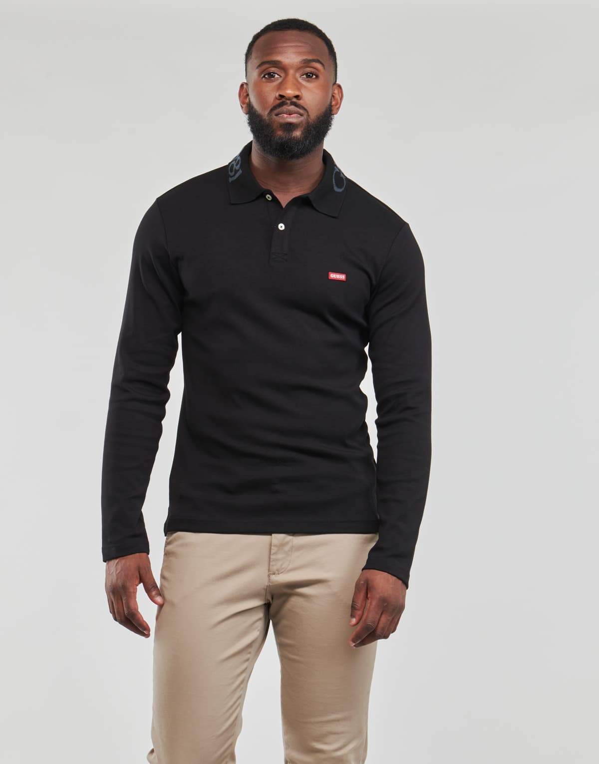 Men's Polo Shirts Guess Black